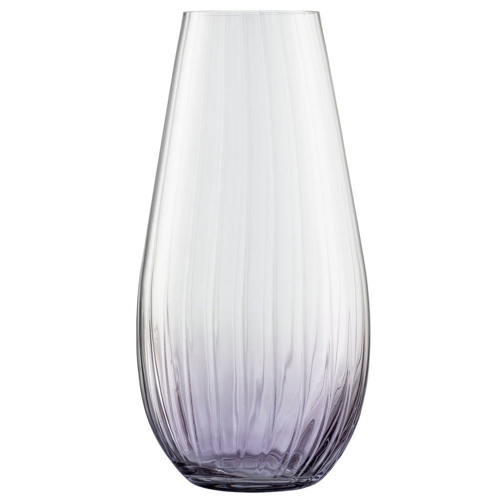 Galway Crystal Erne Amethyst 12 Inch Vase