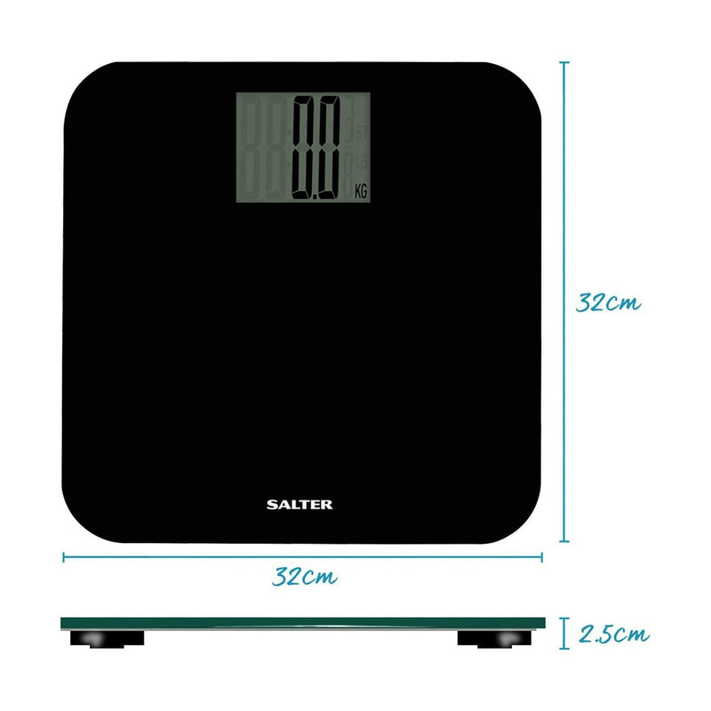 Salter Max Electronic Bathroom Scale: 9049 BK3R