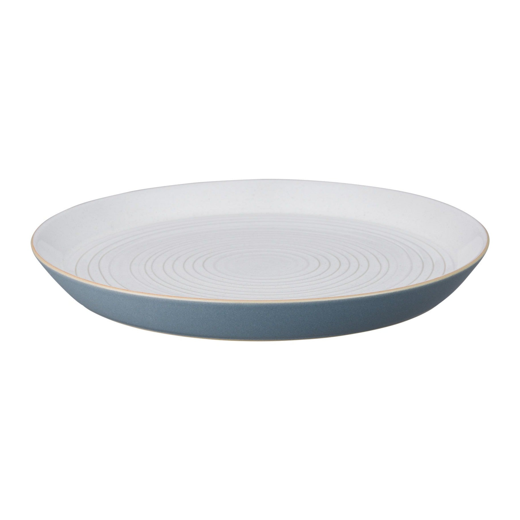 Denby Impression Blue Spiral Dinner Plate - Last Chance to Buy