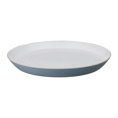 Denby Impression Blue Spiral Dinner Plate - Last Chance to Buy