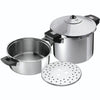 Kuhn Rikon Duromatic Inox Duo 4.0L & 6.0L Pressure Cooker Set Side Grips 24cm