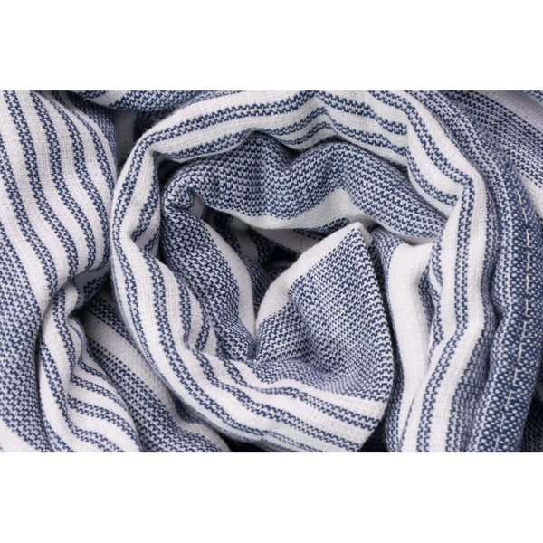 2PK New CUISINART Cotton Kitchen Towels Blue White Striped OR Gray White  Striped