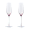 Denby Colours Flute Champagne Pair Pink - Last Chance to Buy
