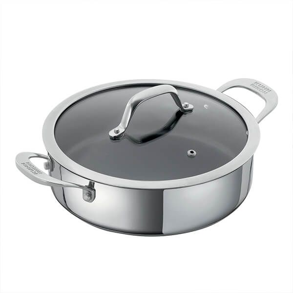 Kuhn Rikon AllRound Saute Pan non stick with glass lid  24cm 37476