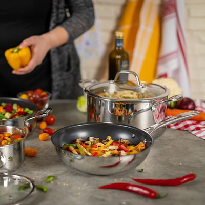 Kuhn Rikon All Round Stockpot with glass lid 12.0 litre 28cm 37494