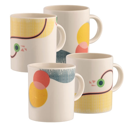 Belleek Living Moda Mugs - Set of 4