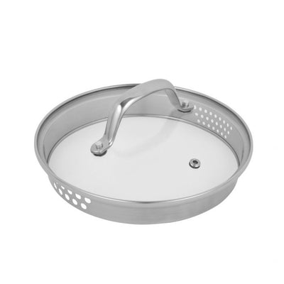 Kuhn Rikon AllRound Plus 3 piece Draining Lid Saucepan Set 37853