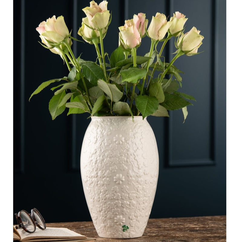 Belleek Classic Field of Shamrocks Vase