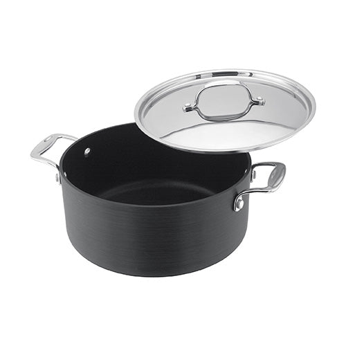 Stellar 6000 Hard Anodised 24cm Casserole 5 Litre: S636