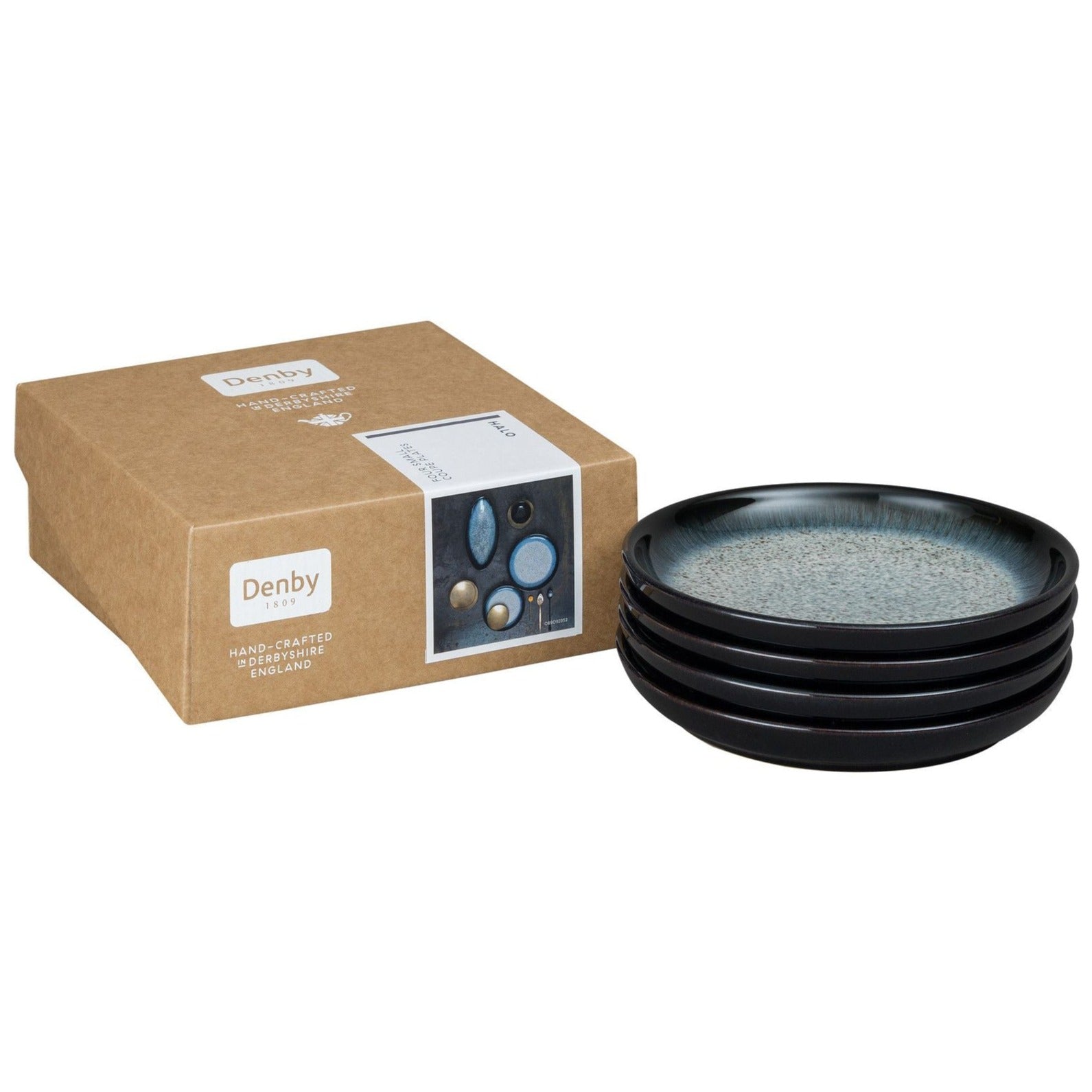 Denby Halo Coupe Small Plate Set of 4