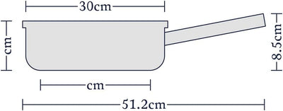 Stellar 6000 Hard Anodised 30cm Non Stick Crepe Pan: S667