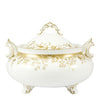 Royal Crown Derby Arboretum Gold Soup Tureen & Cover