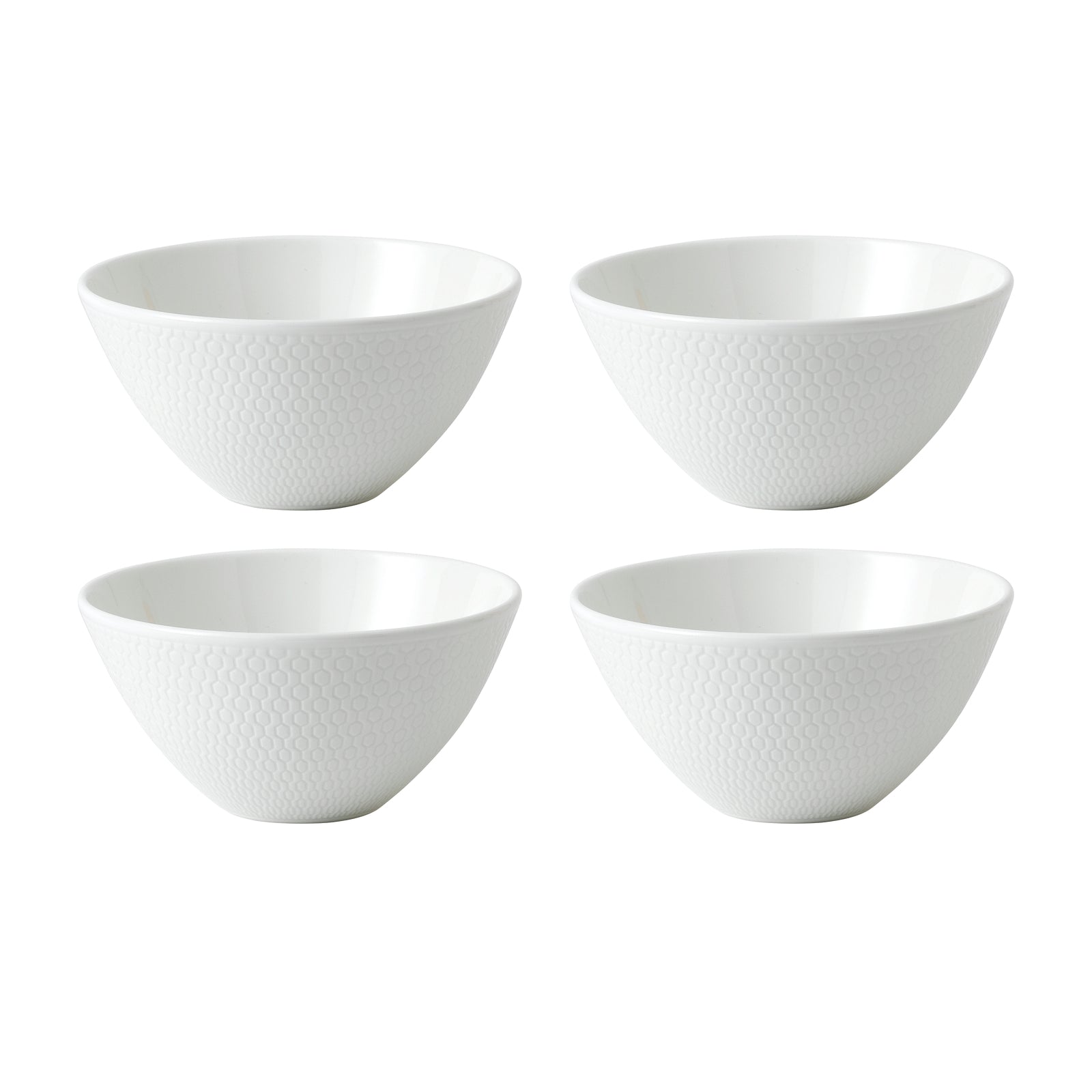 Wedgwood Gio White Dip Bowl 12cm - Set of 4