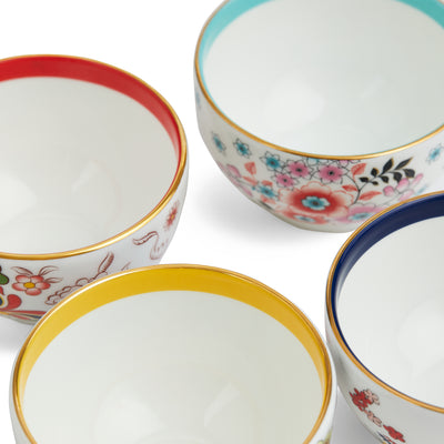 Wedgwood Wonderlust Tea Bowl Set of 4 Mixed