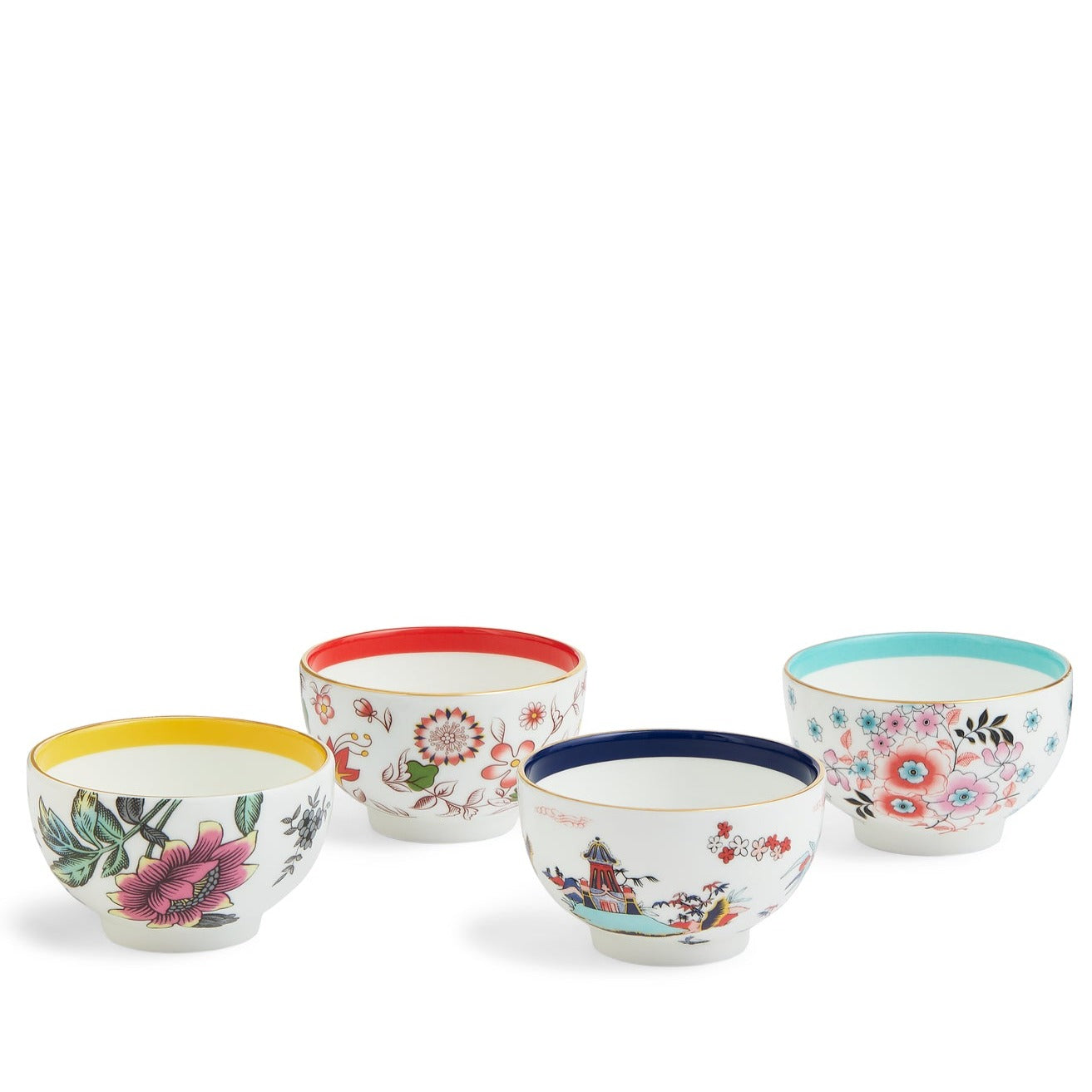 Wedgwood Wonderlust Tea Bowl Set of 4 Mixed