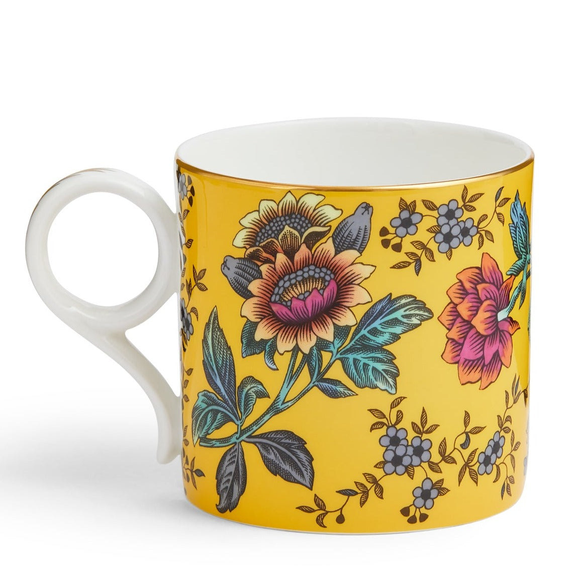 Wedgwood Wonderlust Yellow Tonquin Mug Large Boxed