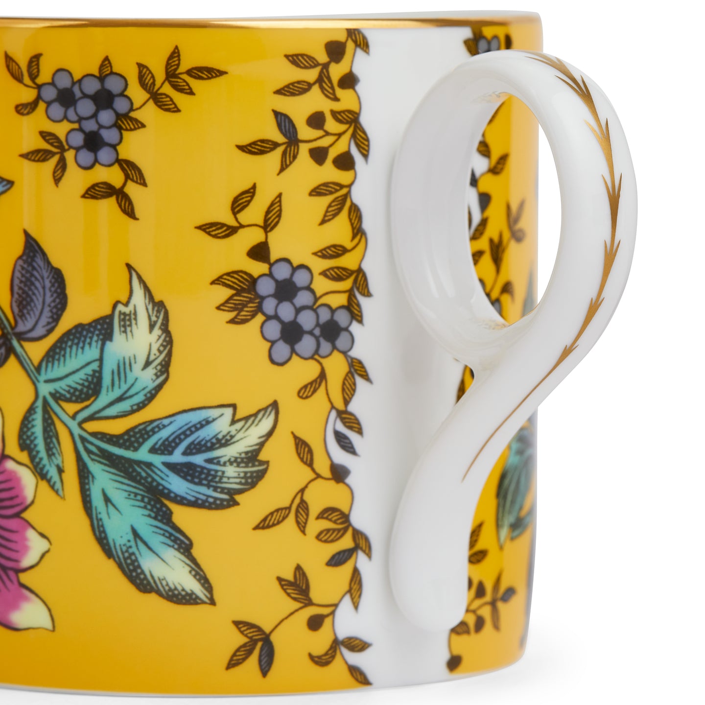 Wedgwood Wonderlust Yellow Tonquin Mug Large Boxed