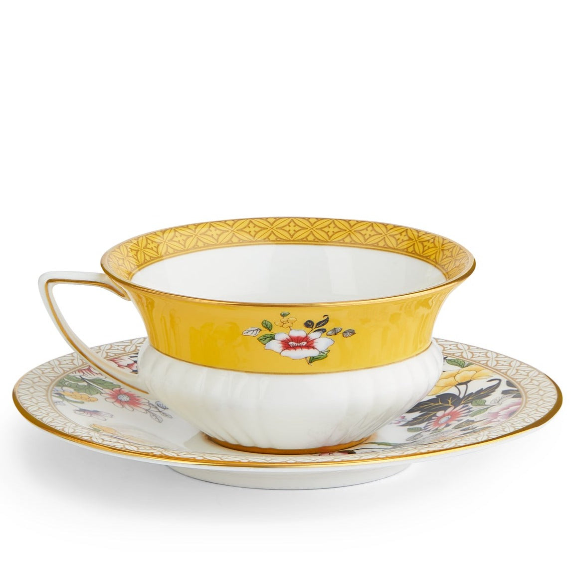 Wedgwood Wonderlust Primrose Teacup & Saucer Boxed