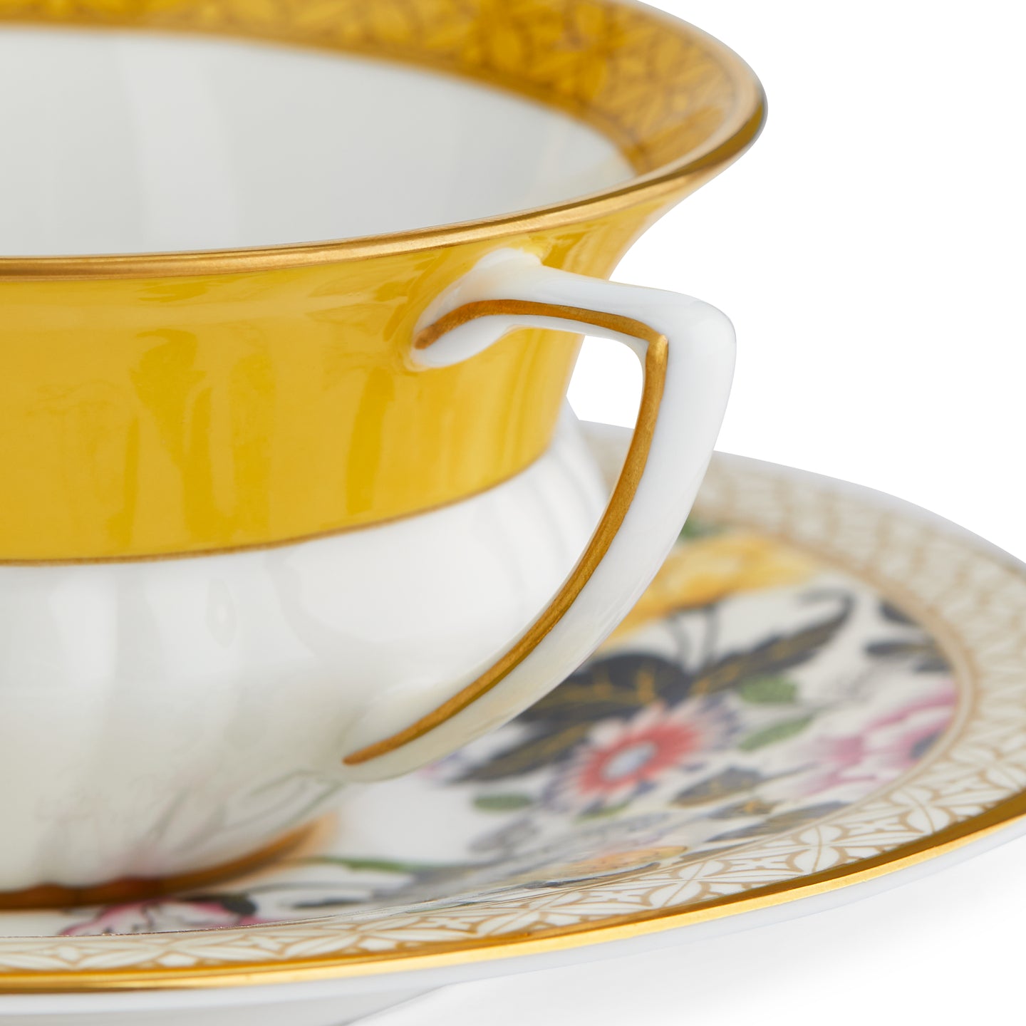 Wedgwood Wonderlust Primrose Teacup & Saucer Boxed