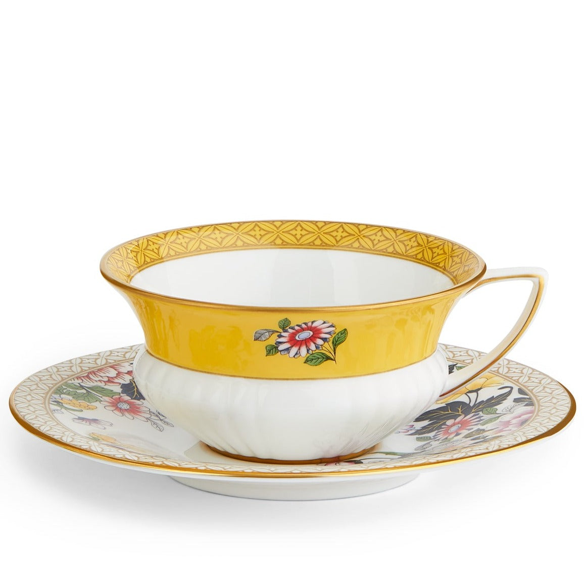 Wedgwood Wonderlust Primrose Teacup & Saucer Boxed