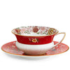 Wedgwood Wonderlust Crimson Orient Teacup & Saucer Boxed