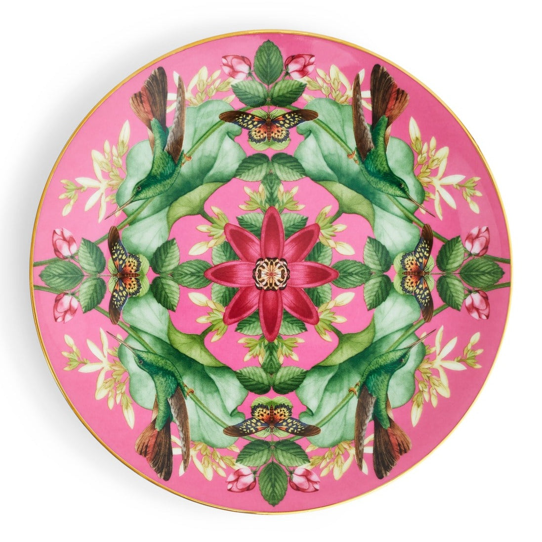Wedgwood Wonderlust Pink Lotus Plate Coupe 20cm - Set of 4