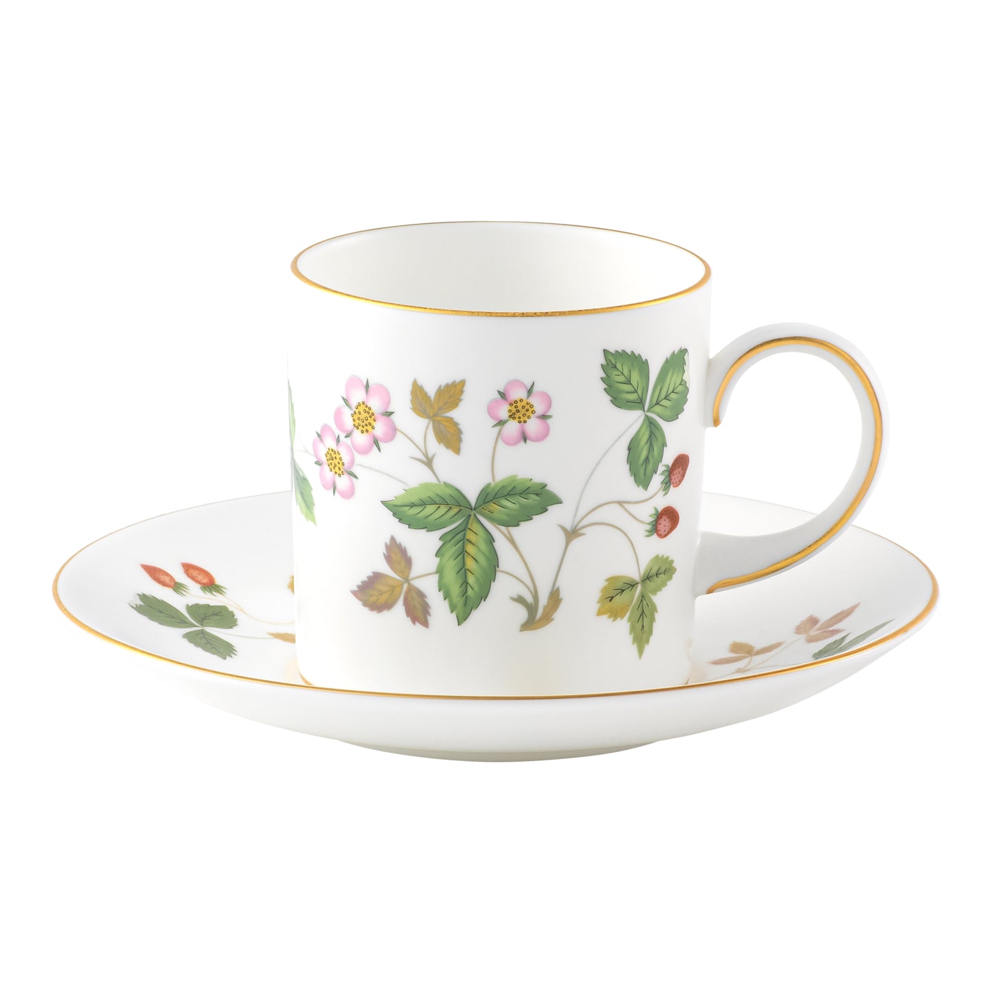Wedgwood Wild Strawberry Coffee Cup & Saucer - Set of 2