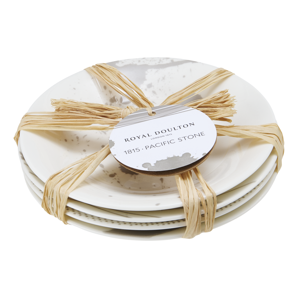 Royal Doulton Pacific Stone Tapas Plate 16cm Set of 4 - Last Chance to Buy