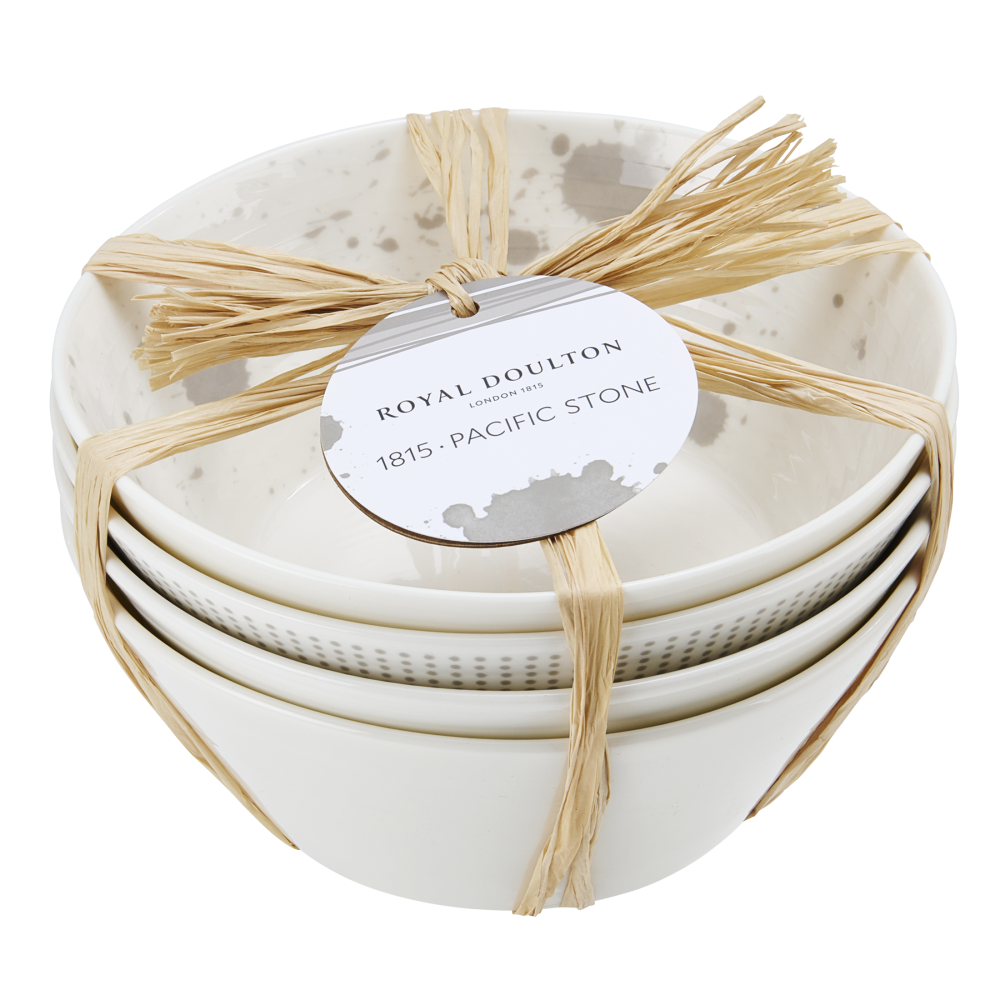 Royal Doulton Pacific Stone Bowl 16cm Set of 4 - Last Chance to Buy