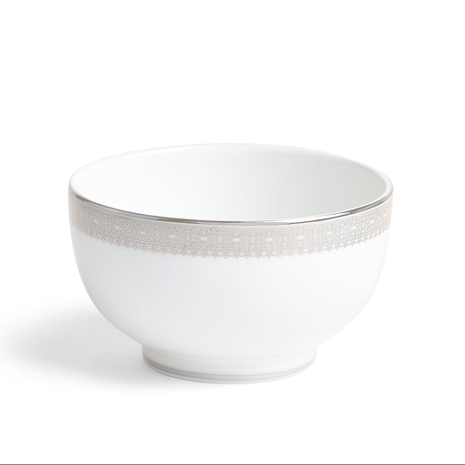 Wedgwood Vera Wang Lace Platinum Small Bowl 11cm - Set of 4