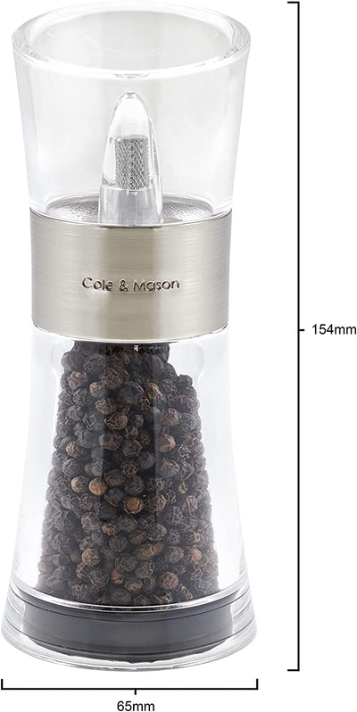 Cole and Mason Flip 180 Chrome Salt and Pepper Mills H581780
