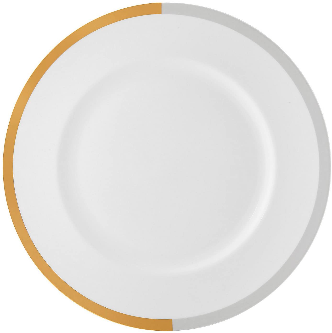 Wedgwood Vera Wang Castillon Gold/Gray Dinner Plate - Last chance to buy