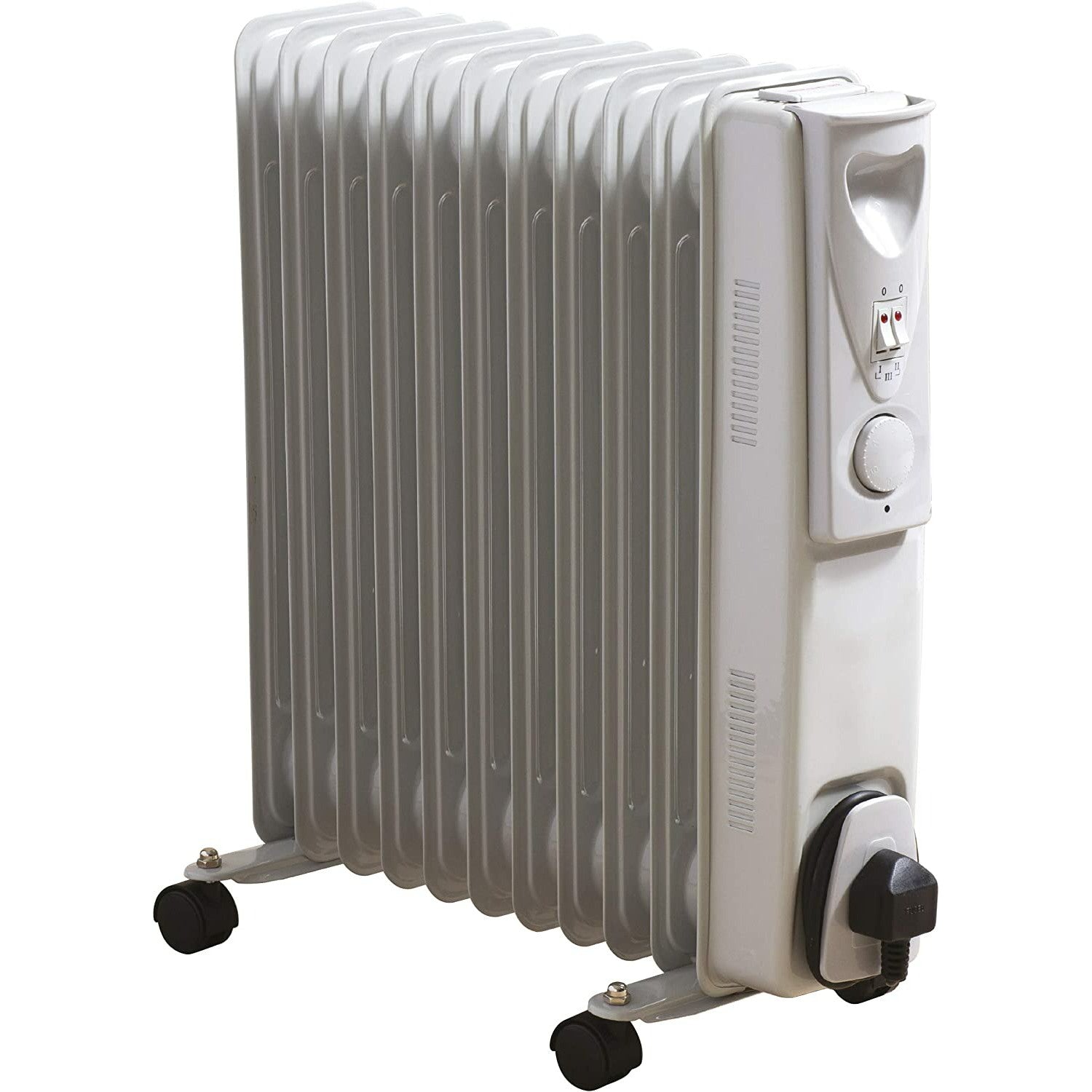 Daewoo 11 Fin 2500W Portable Oil Filled Radiator: HEA1145