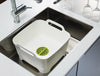 Joseph Joseph Wash and Drain Washing Up Bowl - White / Green 85055