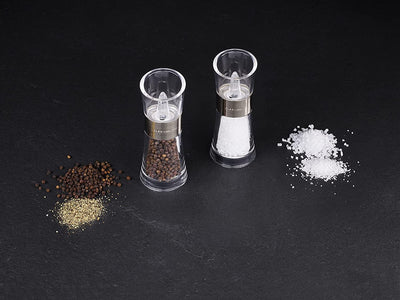 Cole and Mason Flip 180 Chrome Salt and Pepper Mills H581780