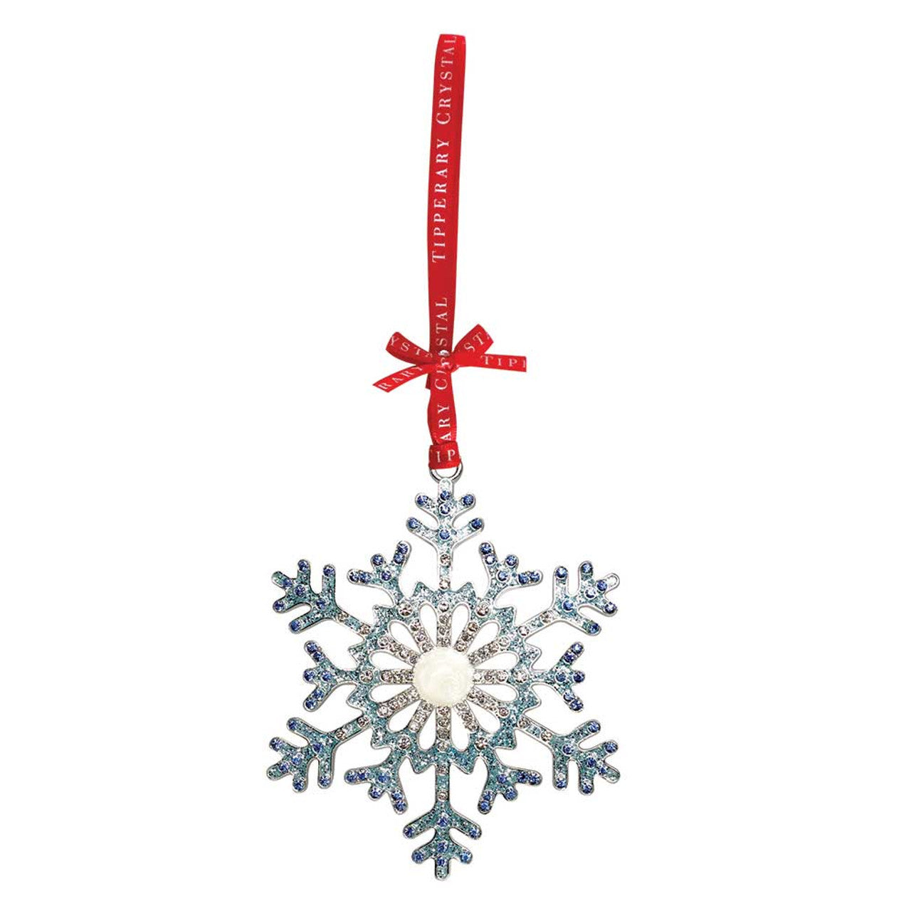 Tipperary Crystal Sparkle Snowflake Christmas Decoration