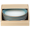 Denby Azure Haze Small Coupe Plate Set of 4