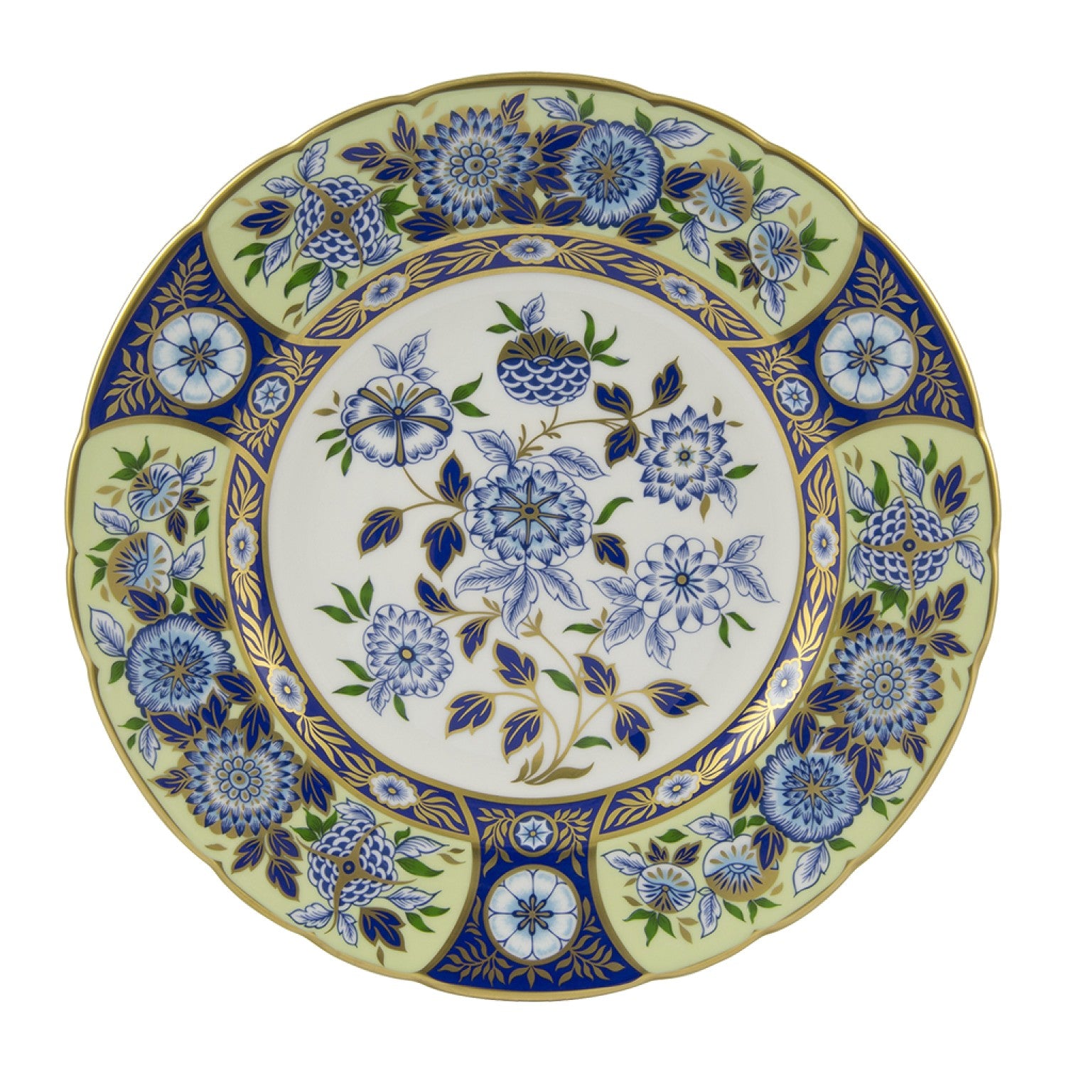 Royal Crown Derby Midori Meadows Plate 20cm