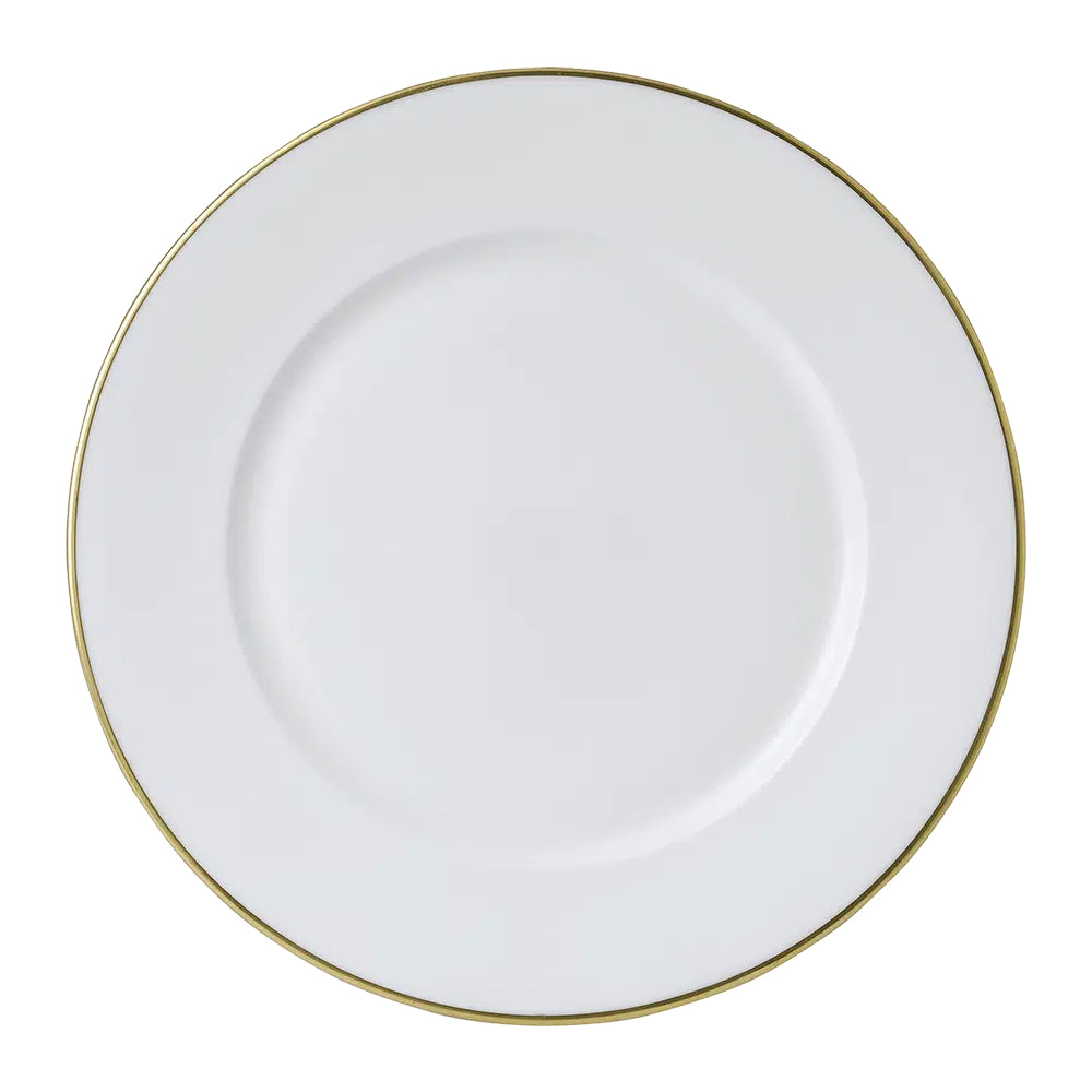 Royal Crown Derby Accentuate Gold  Flat Rim Dinner Plate 27cm