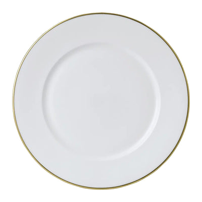 Royal Crown Derby Accentuate Gold  Flat Rim Dinner Plate 27cm