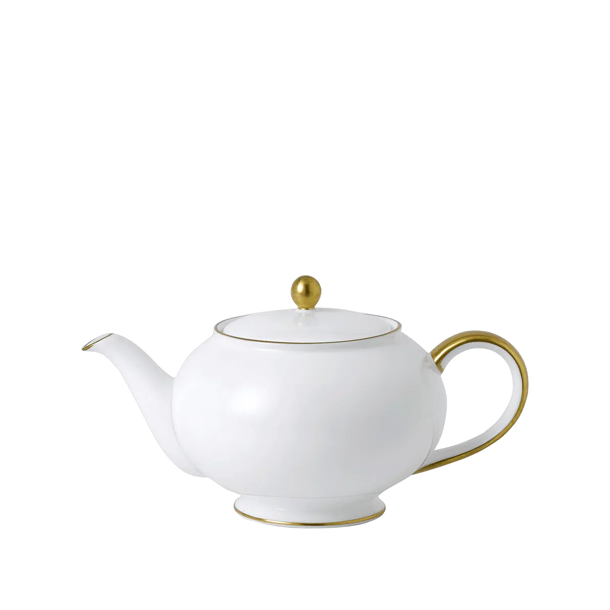 Royal Crown Derby Accentuate Gold  Coupe Teapot Small