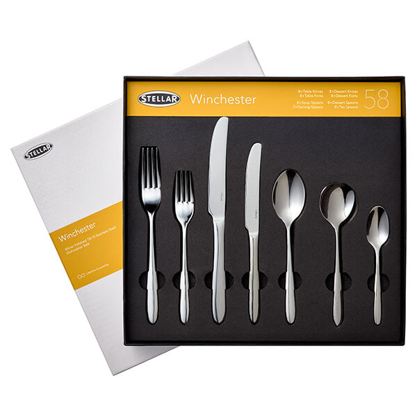 Stellar Winchester 58 Piece Cutlery Set BW71