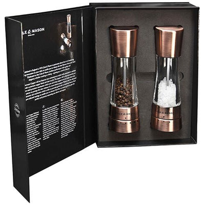Cole & Mason Derwent Gourmet Copper 190mm Salt and Pepper Mill Gift Set