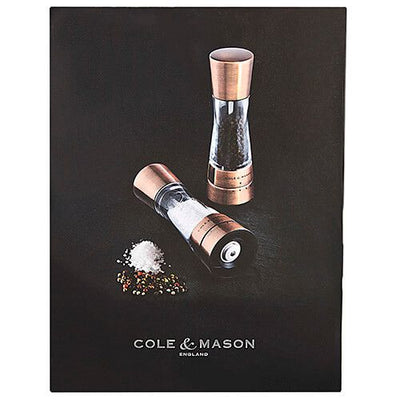 Cole & Mason Derwent Gourmet Copper 190mm Salt and Pepper Mill Gift Set