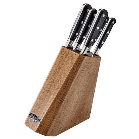 Stellar Sabatier 5 Piece Wooden Knife Block Set  IS61
