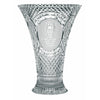 Galway Crystal 14 Inch Waisted Vase - Engraved: GM1111E