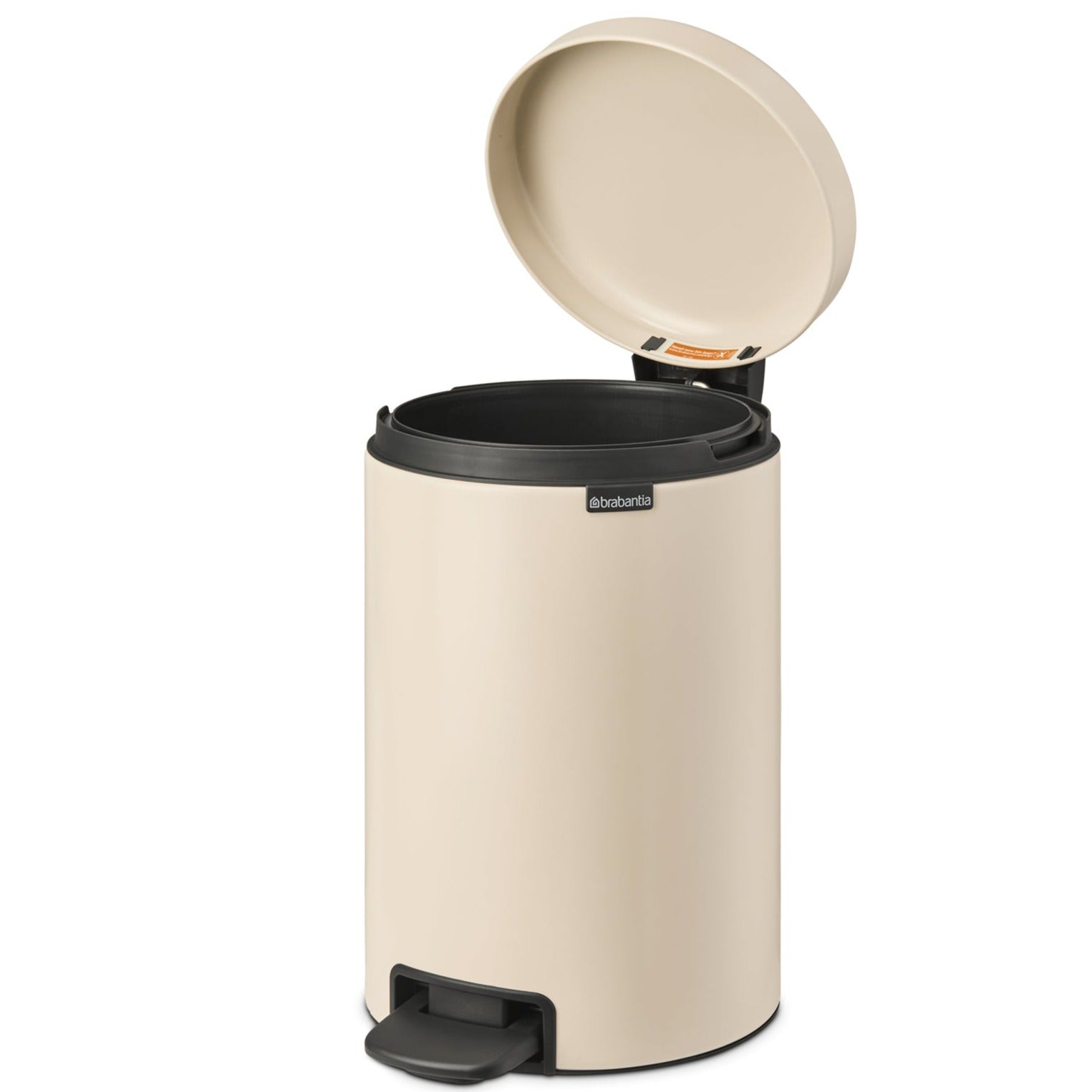 Brabantia NewIcon Soft Beige 12 Litre Pedal Bin