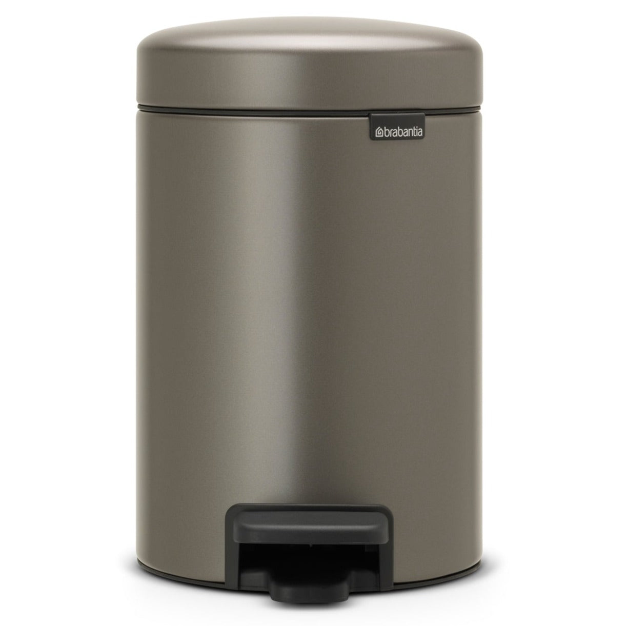 Brabantia NewIcon Pedal Bin 3 Litre - Platinum