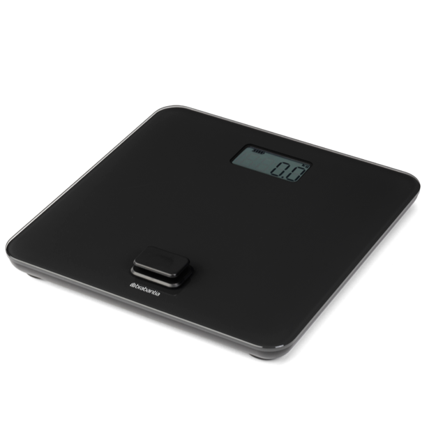 Brabantia Bathroom Scale Battery Free Dark Grey  - 281341