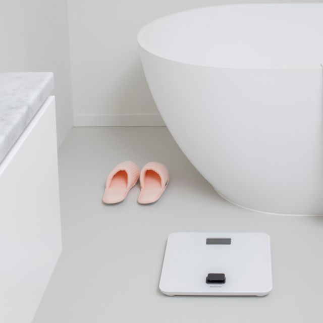 Brabantia Bathroom Scale Battery Free White - 281365